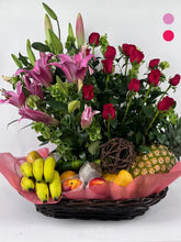 Canasta Frutal con Lilies Acapulcos !